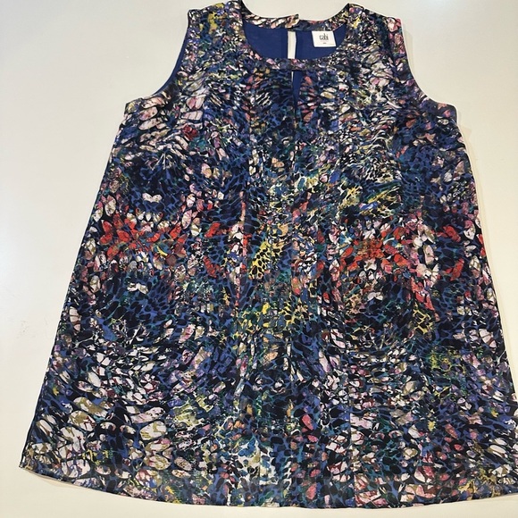 Cabi Colorful Sleeveless Top Size Small - Picture 1 of 7